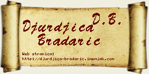Đurđica Bradarić vizit kartica
